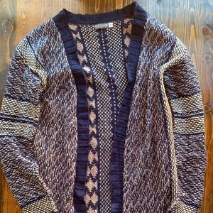 EARTHBOUND long cardigan sweater sz small